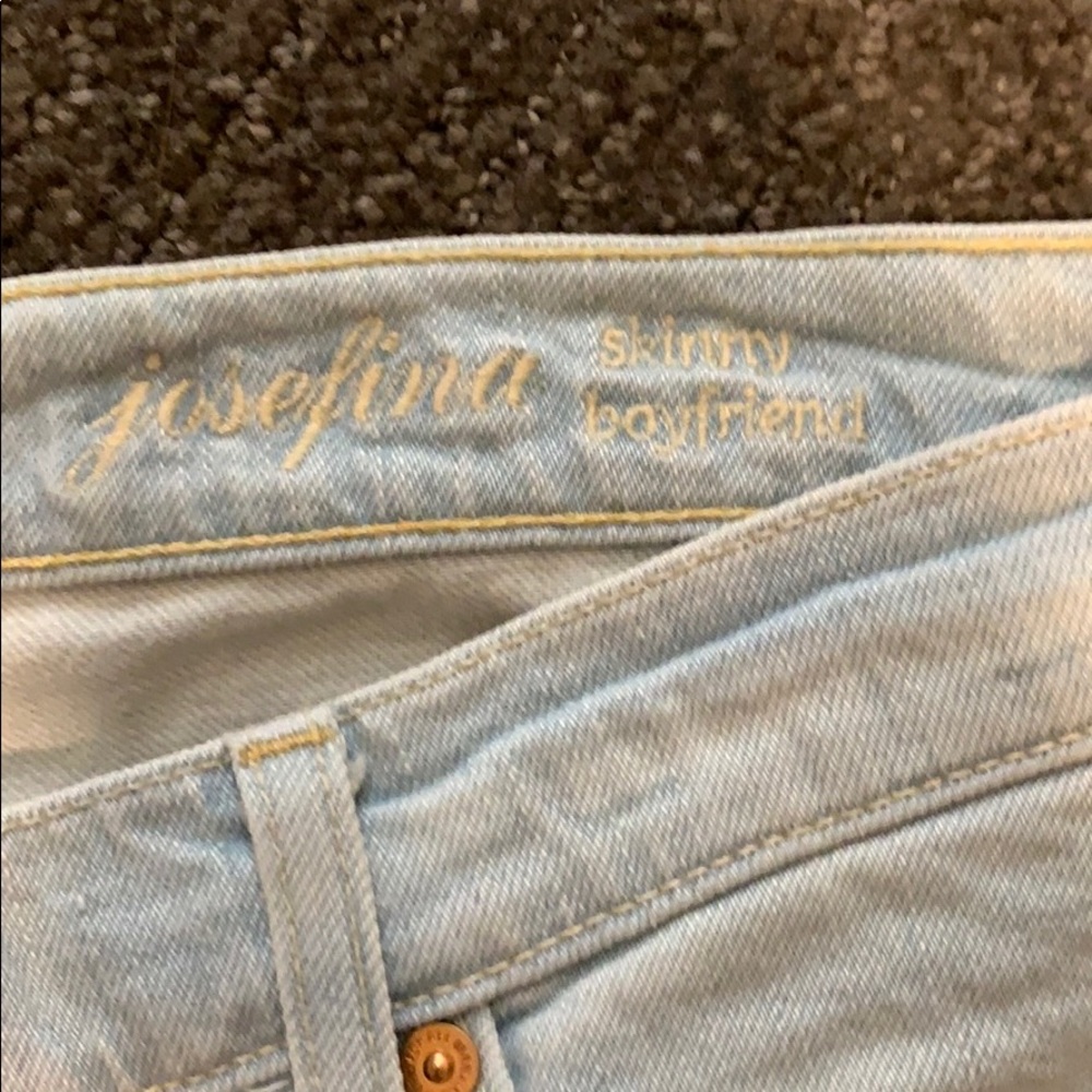 NWT 7 For All Mankind Josefina Destroyed Skinny Boyfriend Jeans 31 - Picture 11 of 12